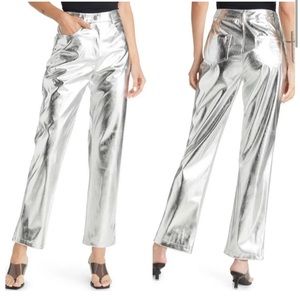 AMYLYN silver trousers